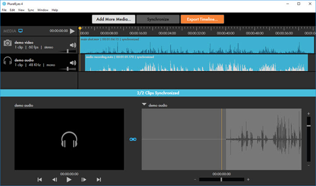 pluraleyes 4 interface 