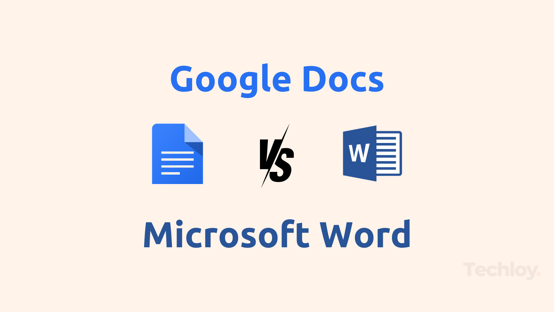 INFOGRAPHIC: Google Docs vs Microsoft Word