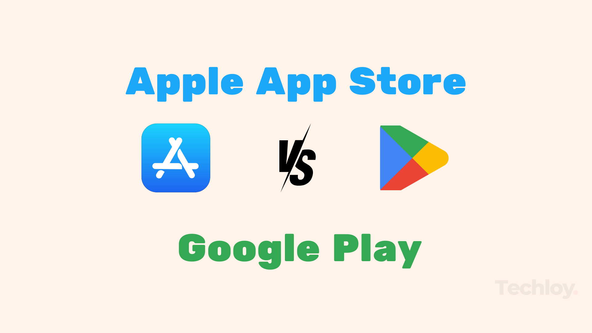 INFOGRAPHIC: App Store vs Google Play