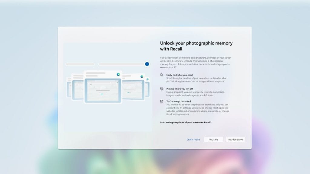 Microsoft's Recall AI is now more careful with your information