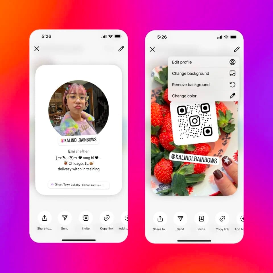 Instagram now has profile cards, an easier way to share your personality