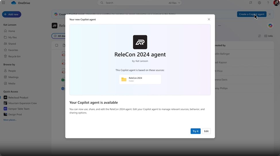 Microsoft unveils Copilot Agents: an AI-powered business assistant