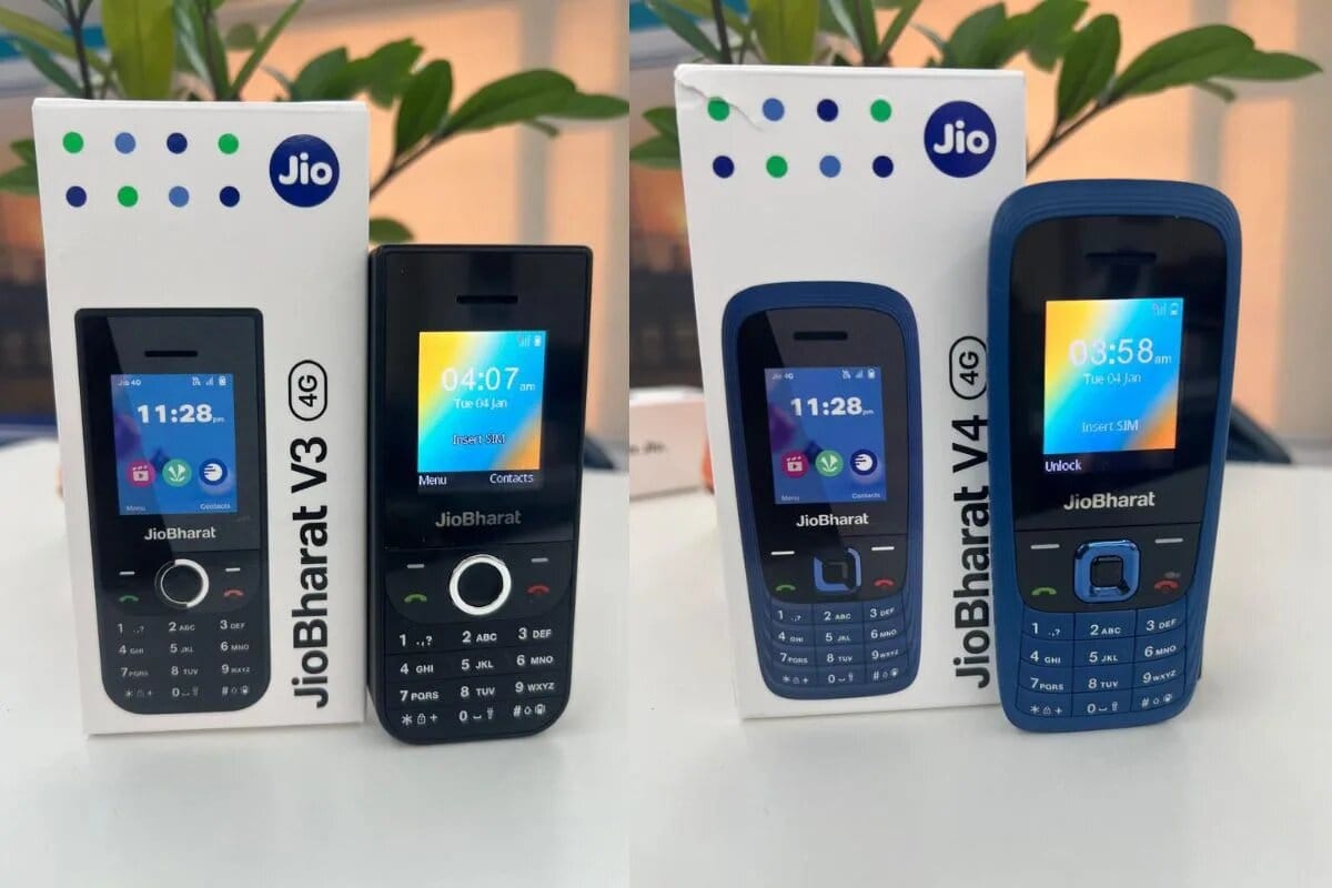 JioBharat launches V3 and V4: 4G successors to the V2 in India