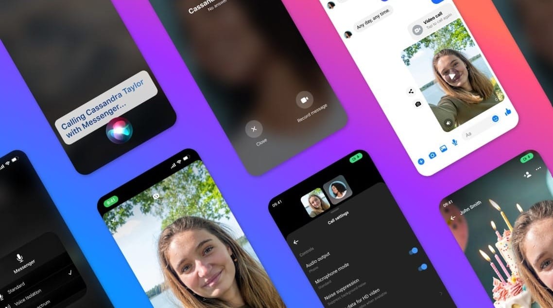 Meta adds HD calls, Siri integration, and AI features to Messenger