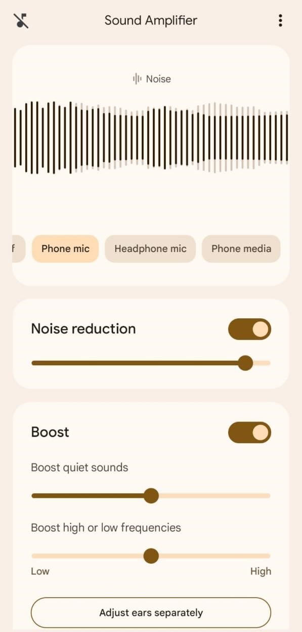 adjust sound settings