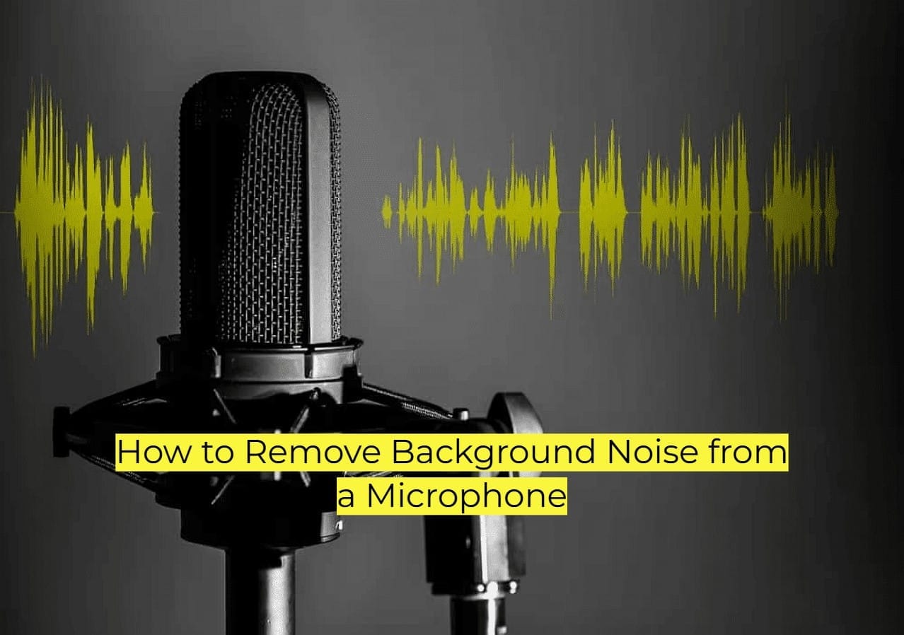 remove background noise from a microphone 