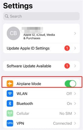 airplane-mode-on-settings