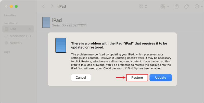 restore-unavailable-ipad-to-factory-reset-with-finder