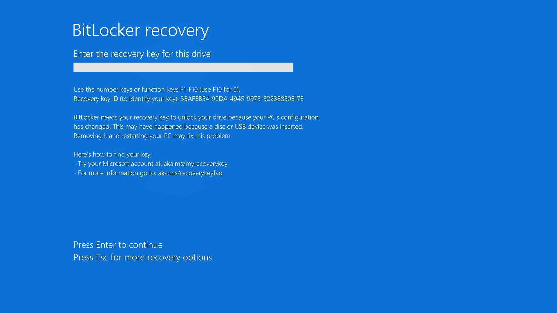 How to find your BitLocker recovery key on a Windows laptop