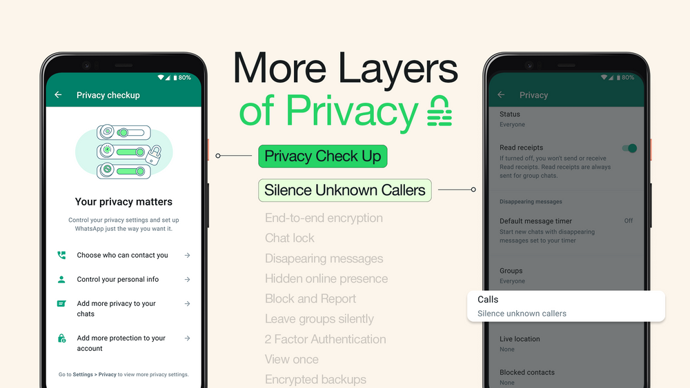 WhatsApp wants you to silence unknown callers post image