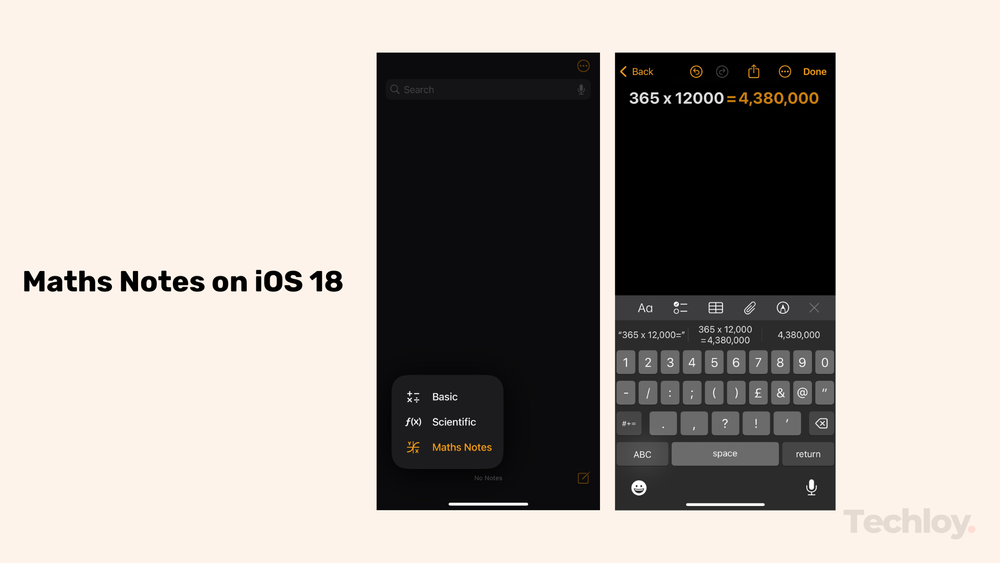 How to access and use Maths Notes on iOS 18 post image