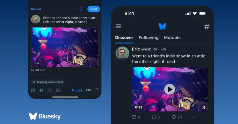 Bluesky rolls out video support, pushes to capitalize on X's Brazil ban post image