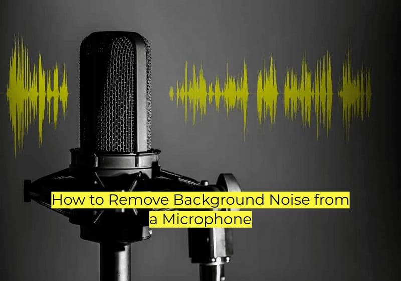 remove background noise from a microphone 